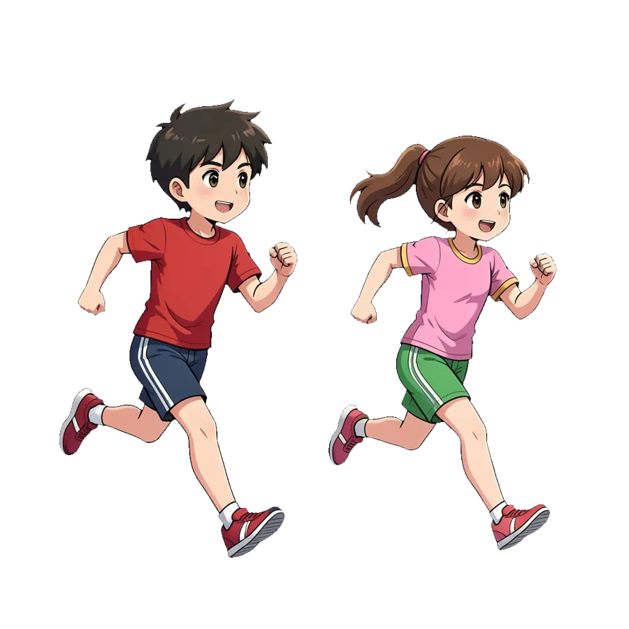 Ilustrasi game Math Runner Advanced